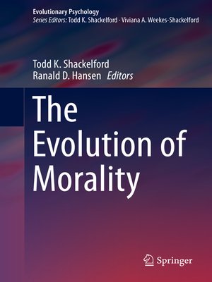 cover image of The Evolution of Morality